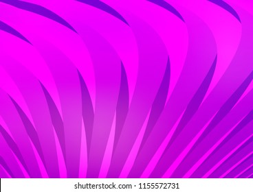Light Purple vector cover with long lines. Decorative shining illustration with lines on abstract template. Best design for your ad, poster, banner.
