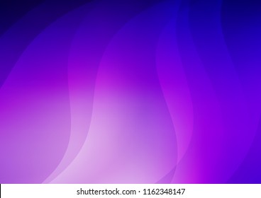 Light Purple vector cover with long lines. Lines on blurred abstract background with gradient. The pattern can be used for websites.