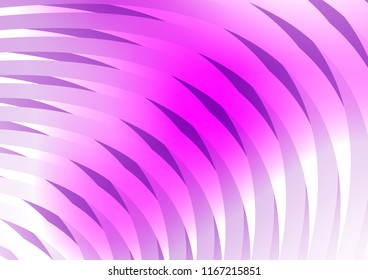 Light Purple vector cover with long lines. Modern geometrical abstract illustration with staves. The pattern can be used for websites.
