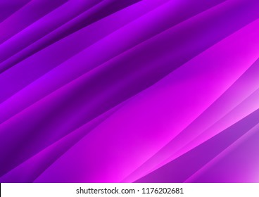 Light Purple vector cover with long lines. Blurred decorative design in simple style with lines. The pattern can be used for websites.