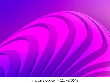 Light Purple vector cover with long lines. Lines on blurred abstract background with gradient. The pattern can be used as ads, poster, banner for commercial.