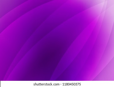 Light Purple vector cover with long lines. Shining colored illustration with narrow lines. The template can be used as a background.