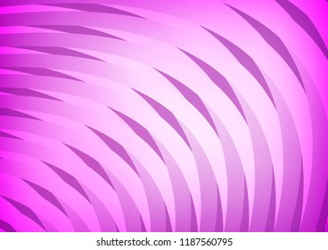 Light Purple vector cover with long lines. Glitter abstract illustration with colored sticks. The pattern can be used for websites.