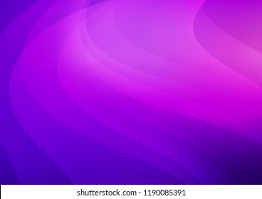Light Purple vector cover with long lines. Modern geometrical abstract illustration with staves. The pattern can be used for websites.