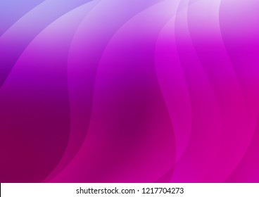 Light Purple vector cover with long lines. Shining colored illustration with narrow lines. Smart design for your business advert.