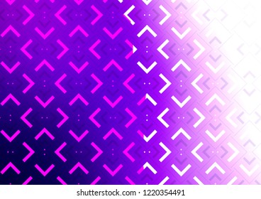Light Purple vector cover with long lines. Shining colored illustration with narrow lines. The pattern can be used for websites.