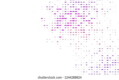 light Purple vector cover with long lines. Decorative shining illustration with lines on abstract template. The pattern can be used for busines ad, booklets, leaflets