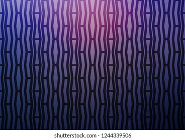 Light Purple vector cover with long lines. Blurred decorative design in simple style with lines. The pattern can be used for websites.