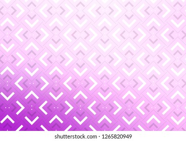 Light Purple vector cover with long lines. Blurred decorative design in simple style with lines. Smart design for your business advert.