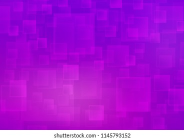 Light Purple vector cover in polygonal style. Rectangles on abstract background with colorful gradient. Best design for your ad, poster, banner.