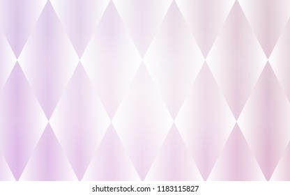 Light Purple vector cover in polygonal style. Glitter abstract illustration with rectangular shapes. Pattern can be used for websites.