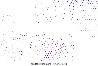 Light Purple vector cover in polygonal style. Illustration with set of colorful rectangles. Smart design for your business advert.