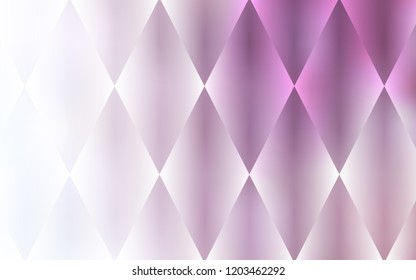 Light Purple vector cover in polygonal style. Abstract gradient illustration with rectangles. Best design for your ad, poster, banner.