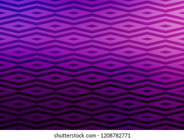 Light Purple vector cover in polygonal style. Decorative design in abstract style with triangles. Smart design for your business advert.