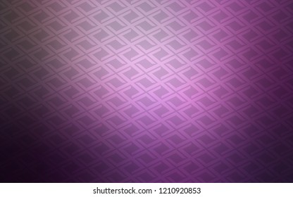 Light Purple vector cover in polygonal style. Abstract gradient illustration with rectangles. The template can be used as a background.