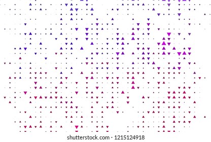 Light Purple vector cover in polygonal style. Modern abstract illustration with colorful triangles. Modern template for your landing page.