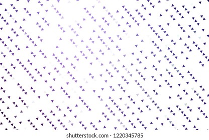 Light Purple vector cover in polygonal style. Modern abstract illustration with colorful triangles. Smart design for your business advert.