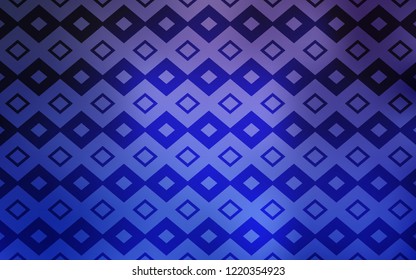 Light Purple vector cover in polygonal style. Glitter abstract illustration with rectangular shapes. Pattern for busines ad, booklets, leaflets