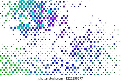 Light Purple vector cover in polygonal style. Decorative design in abstract style with rectangles. Pattern can be used for websites.