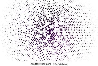 Light Purple vector cover in polygonal style. Beautiful illustration with rectangles and squares. Pattern can be used for websites.