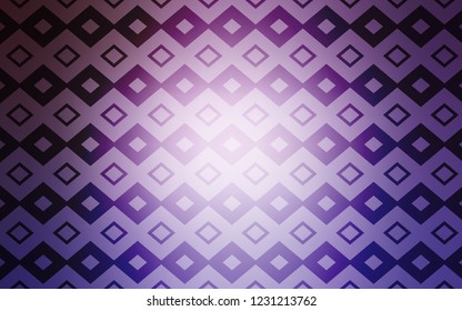 Light Purple vector cover in polygonal style. Abstract gradient illustration with rectangles. Pattern for busines ad, booklets, leaflets
