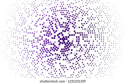 Light Purple vector cover in polygonal style. Rectangles on abstract background with colorful gradient. Pattern can be used for websites.
