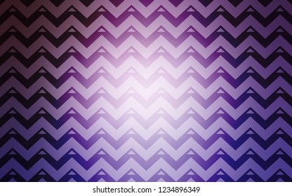Light Purple vector cover with polygonal style. Glitter abstract illustration with triangular shapes. Pattern for commercials.