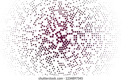 Light Purple vector cover in polygonal style. Decorative design in abstract style with rectangles. Best design for your ad, poster, banner.