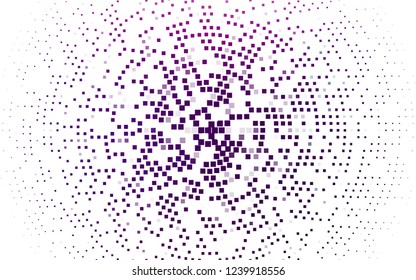 Light Purple vector cover in polygonal style. Illustration with set of colorful rectangles. The template can be used as a background.