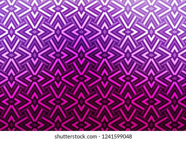 Light Purple vector cover in polygonal style. Triangles on abstract background with colorful gradient. Pattern for busines ad, booklets, leaflets