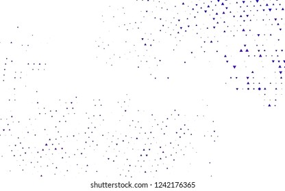Light Purple vector cover in polygonal style. Beautiful illustration with triangles in nature style. Modern template for your landing page.