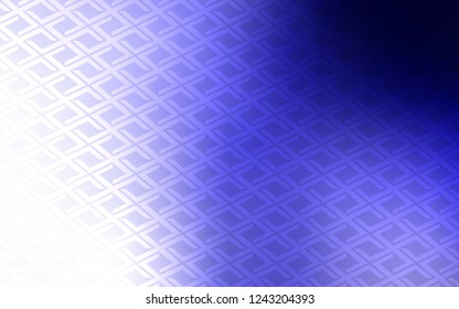 Light Purple vector cover in polygonal style. Illustration with set of colorful rectangles. Best design for your ad, poster, banner.