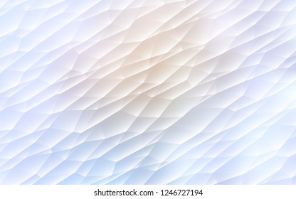 Light Purple vector cover in polygonal style. Glitter abstract illustration with triangular shapes. Pattern for busines ad, booklets, leaflets