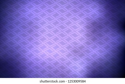 Light Purple vector cover in polygonal style. Beautiful illustration with rectangles and squares. Pattern can be used for websites.