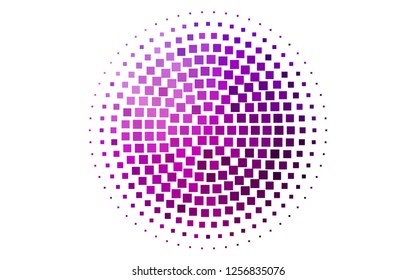 Light Purple vector cover in polygonal style. Decorative design in abstract style with rectangles. The template can be used as a background.