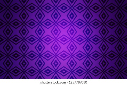 Light Purple vector cover in polygonal style. Decorative design in abstract style with rectangles. The template can be used as a background.