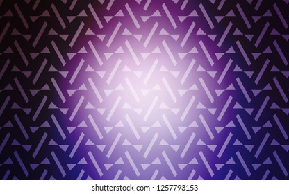 Light Purple vector cover with polygonal style. Decorative design in abstract style with triangles. Pattern for booklets, leaflets