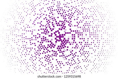 Light Purple vector cover in polygonal style. Decorative design in abstract style with rectangles. Best design for your ad, poster, banner.
