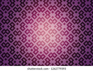 Light Purple vector cover in polygonal style. Modern abstract illustration with colorful rectangles. The template can be used as a background.