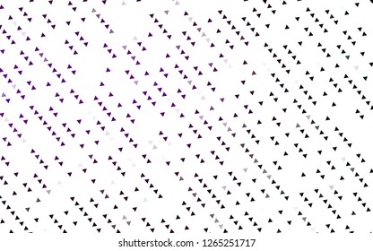 Light Purple vector cover in polygonal style. Illustration with set of colorful triangles. Smart design for your business advert.