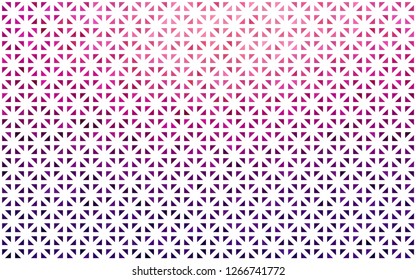 Light Purple vector cover in polygonal style. Illustration with set of colorful triangles. Modern template for your landing page.