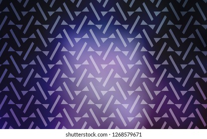 Light Purple vector cover with polygonal style. Triangles on abstract background with colorful gradient. Pattern for booklets, leaflets