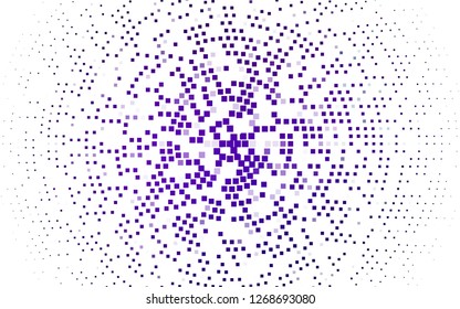 Light Purple vector cover in polygonal style. Illustration with set of colorful rectangles. The template can be used as a background.