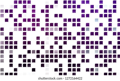 Light Purple vector cover in polygonal style. Beautiful illustration with rectangles and squares. Pattern for commercials.