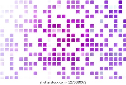 Light Purple vector cover in polygonal style. Illustration with set of colorful rectangles. The template can be used as a background.