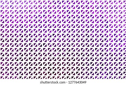 Light Purple vector cover in polygonal style. Decorative design in abstract style with triangles. Best design for your ad, poster, banner.