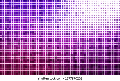 Light Purple vector cover in polygonal style. Illustration with set of colorful rectangles. Pattern for busines ad, booklets, leaflets