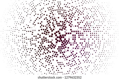 Light Purple vector cover in polygonal style. Modern abstract illustration with colorful rectangles. Pattern can be used for websites.