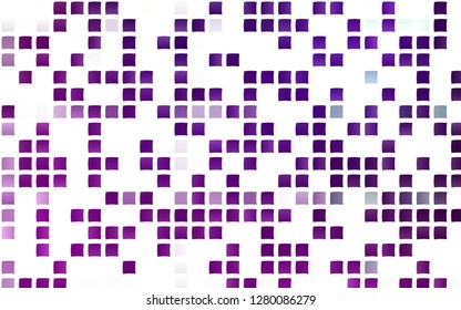 Light Purple vector cover in polygonal style. Illustration with set of colorful rectangles. The template can be used as a background.