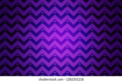 Light Purple vector cover with polygonal style. Abstract gradient illustration with triangles, lines. Smart design for your adverts.